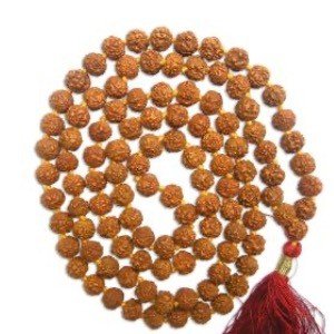 108 beads Rudraksha Rosary for chanting- beads collected from Nepal